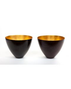 Usuhiki Gold Leaf Lacquered Wood Bowl Series