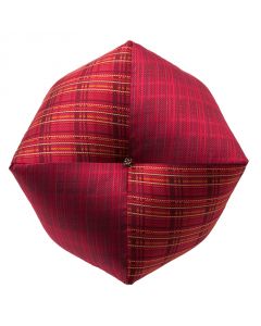 Nishijin Silk Zabuton Cushion (Kurenai Crimson)