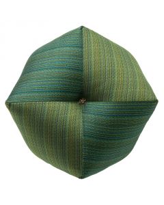 Nishijin Silk Zabuton Cushion (Rokusho Patina)