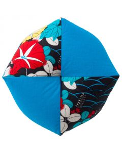 Pagong Kyo-Yuzen Dye Zabuton Cushion (Morning Glory Blue)